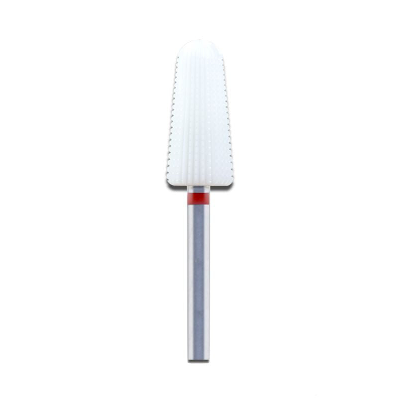 Ceramic Volcano Nail Drill Bit for Professional Manicure & Pedicure - Diamond Coated Nail File for Acrylic, Gel, Natural Nails - Perfect for Salon & Home Use