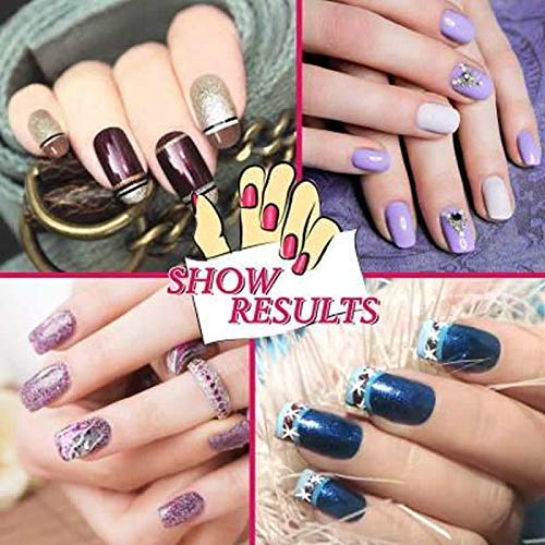 Professional Nail Glue Super Strong Adhesive - 5 Pack White Nail Extension Glue for Acrylic Nails, Press On Nails, False Nails & Nail Art - Long Lasting & Quick Dry Formula for Salon & Home Use