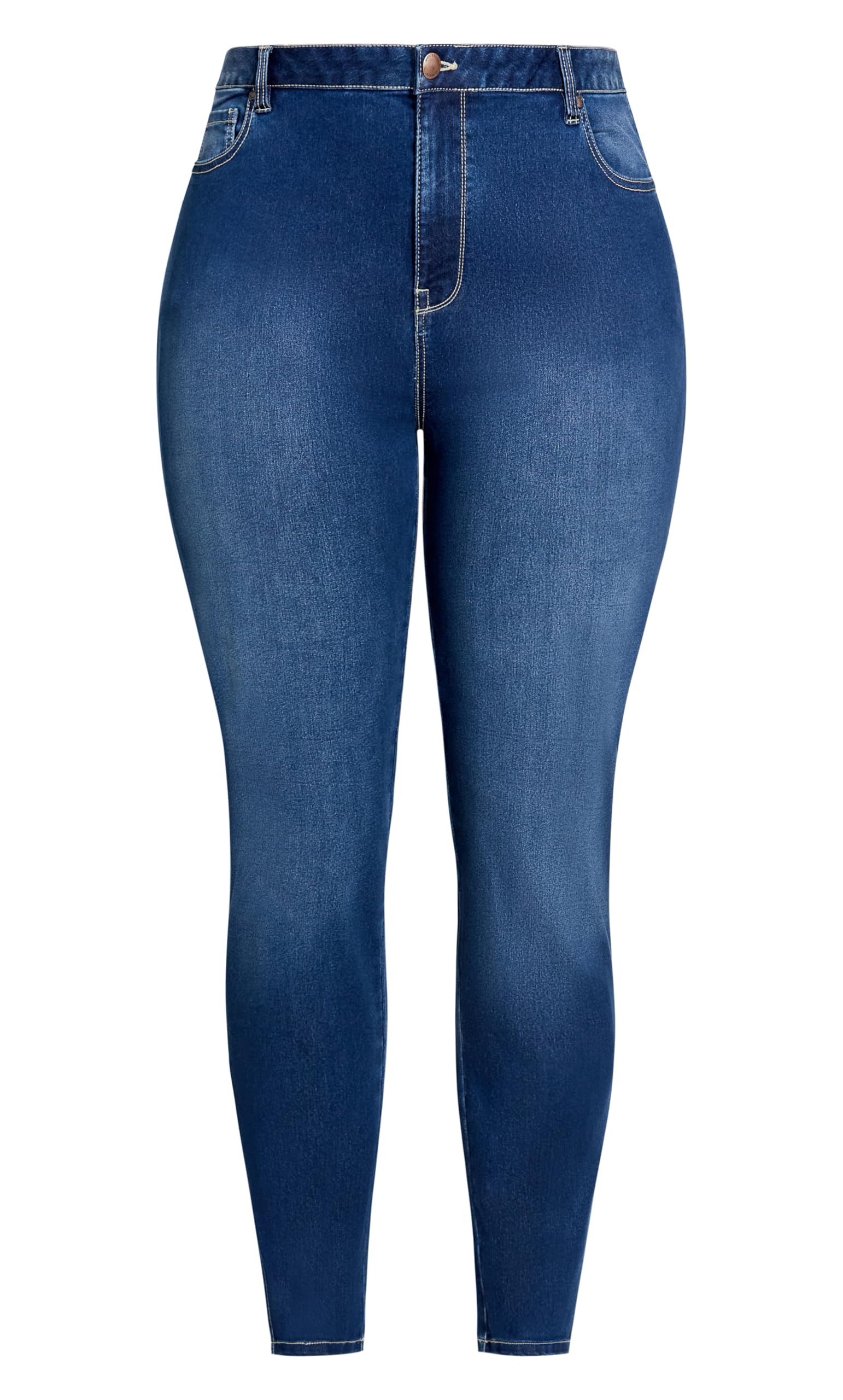 Plus Size Women's Skinny Jeans - Stretch Denim for Comfort & Style | Perfect for Casual Wear, Office & Date Nights