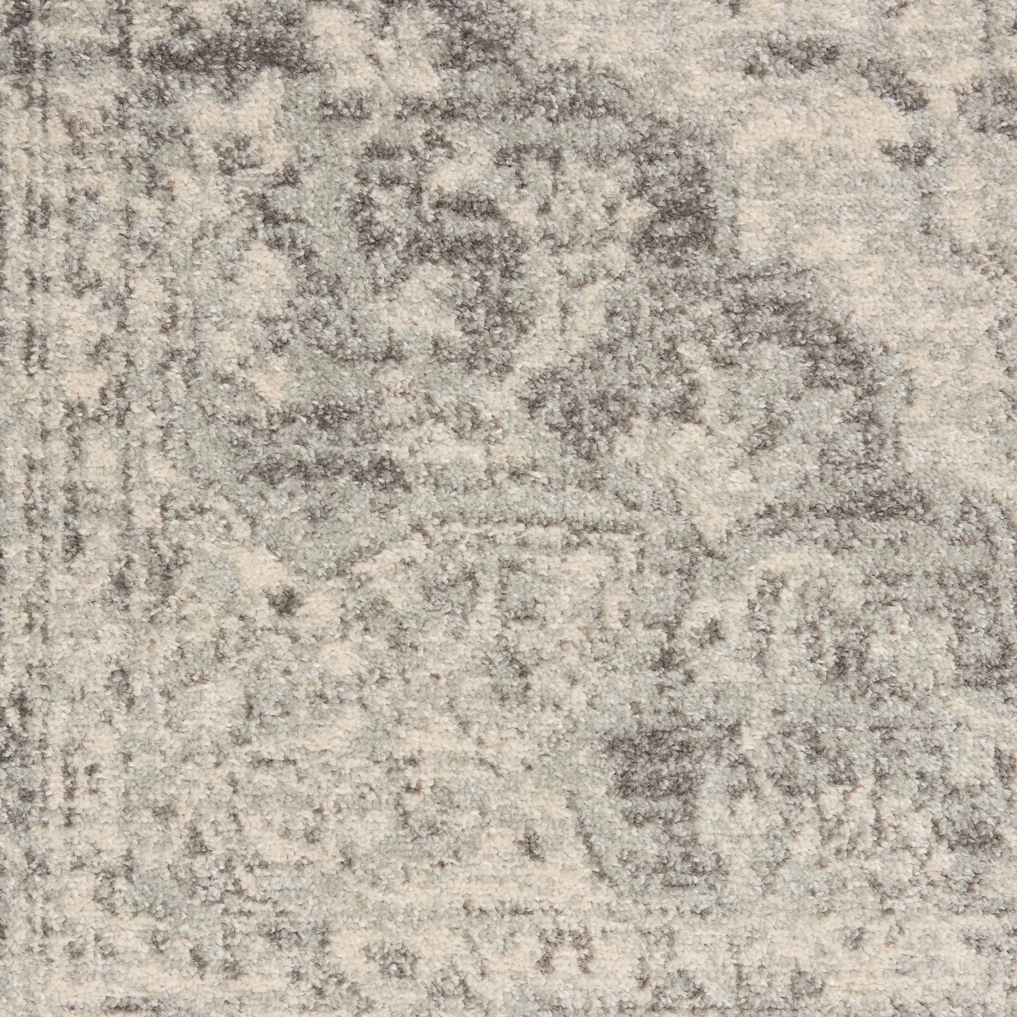 Nourison Tranquil Traditional Ivory/Grey 2'3