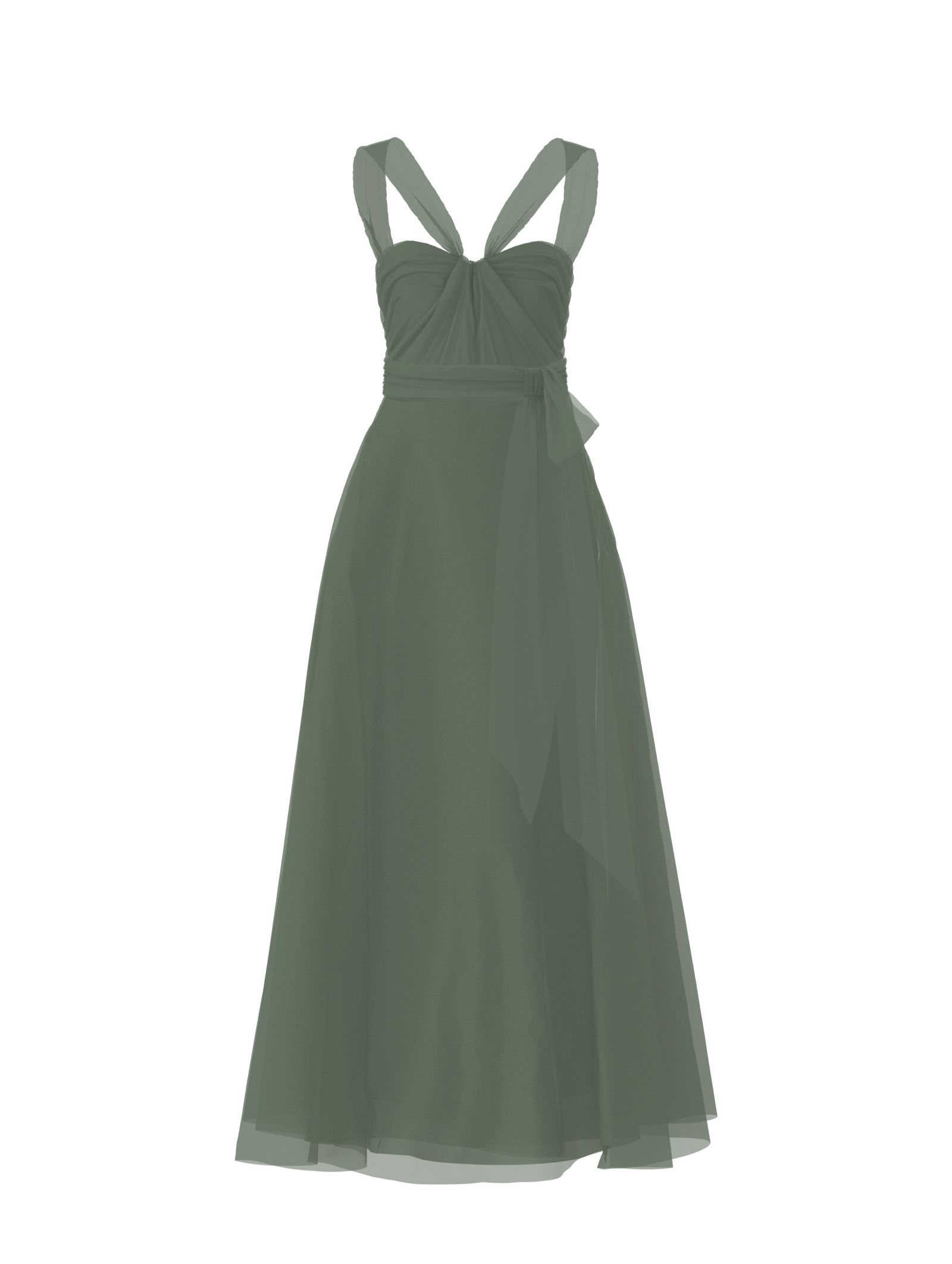 Cerisa Bodice & Skirt Set with Sash Belt in Olive Green - Perfect for Renaissance Fairs, Cosplay, and Historical Reenactments