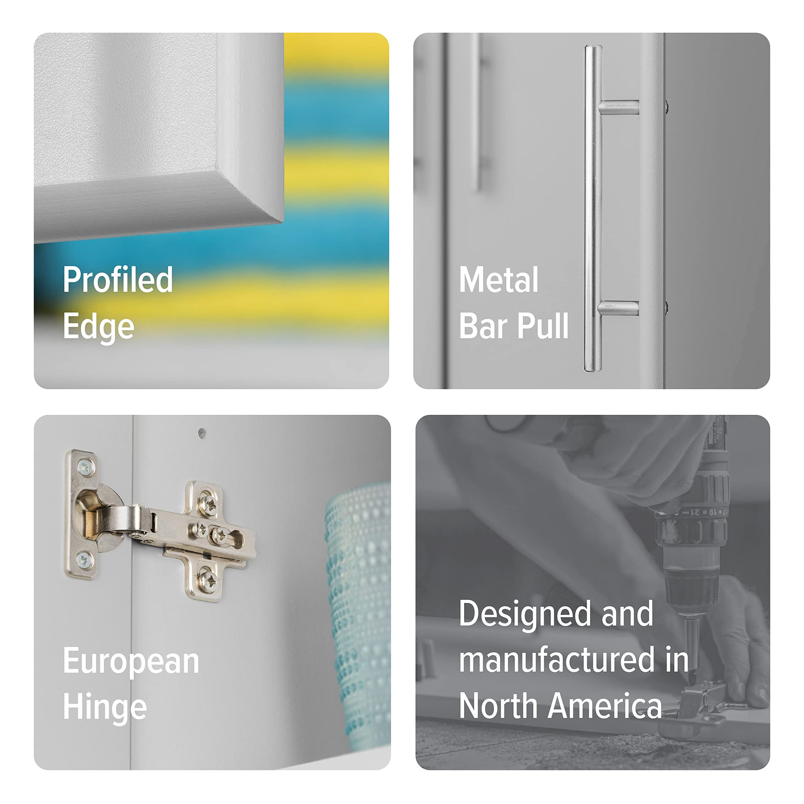 Wall Mounted Garage Cabinet - Prepac Elite 24