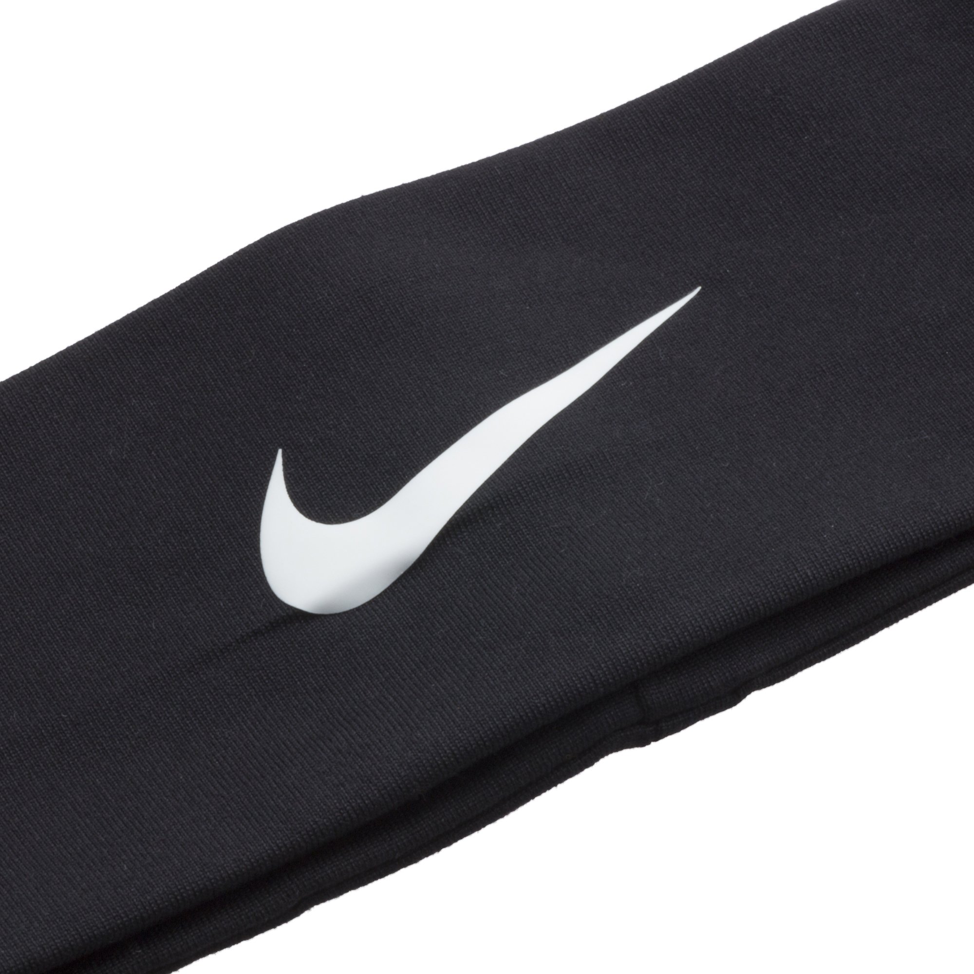 Nike Dri-Fit Head Tie 2.0 Headbands for Women & Men - Sweat Absorbing Sports Headband - White/Black - One Size Fits All - Perfect for Running, Yoga, Tennis & Workouts