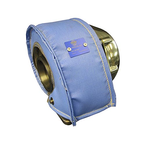 High-Performance PTP Turbo Blankets Universal T3/T4 Turbo Blanket - Heat Resistant & Durable Blue Cover for Turbochargers - Perfect for Racing, Tuning & High-Performance Cars