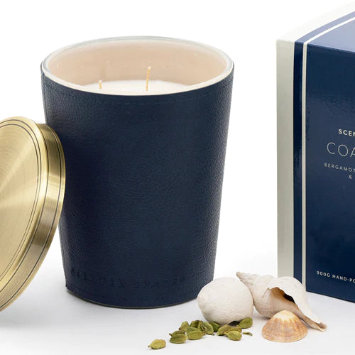 Premium 900g Scented Space Leather Candle - Long-Lasting Aroma for Home, Office & Relaxation - Perfect for Gifts, Spa Nights & Cozy Evenings