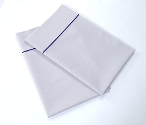 White With Navy Cuff