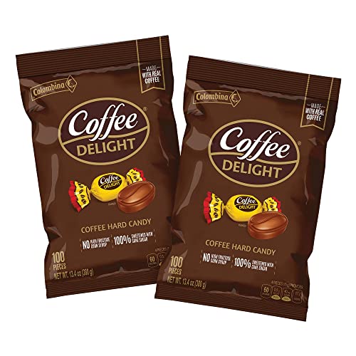 **Premium Colombian Coffee Hard Candy - Bulk 500 Count, Gluten-Free, Made with Real Colombian Coffee Beans, Individually Wrapped for Parties, Office & Gifts | Perfect for Coffee Lovers, Snacks & On-the-Go Energy**