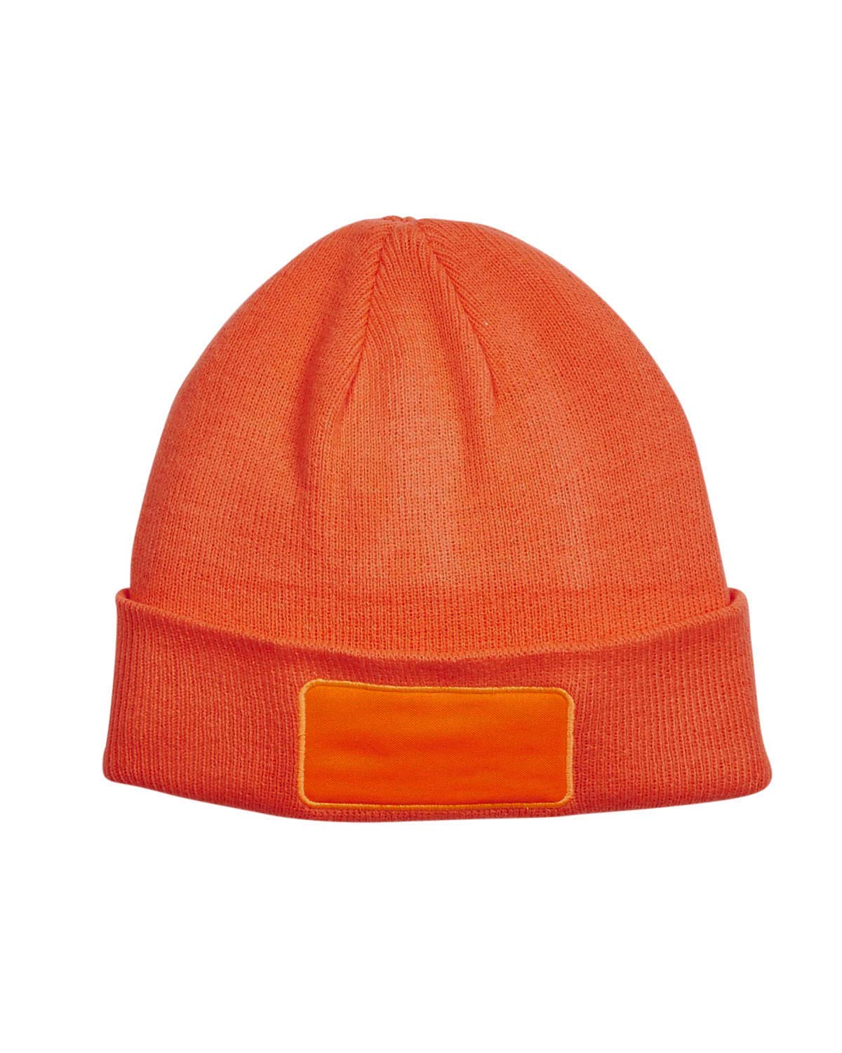 Patch Beanie (BA527) - 时尚保暖针织帽，适合秋冬户外运动、日常休闲穿搭