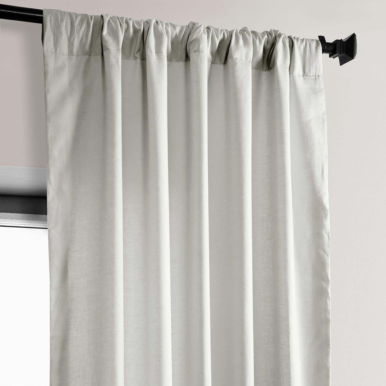 Light Greige Euro Linen Blackout Curtains for Bedroom - Thermal Insulated Window Drapes for Living Room & Nursery | Noise Reducing & Light Blocking