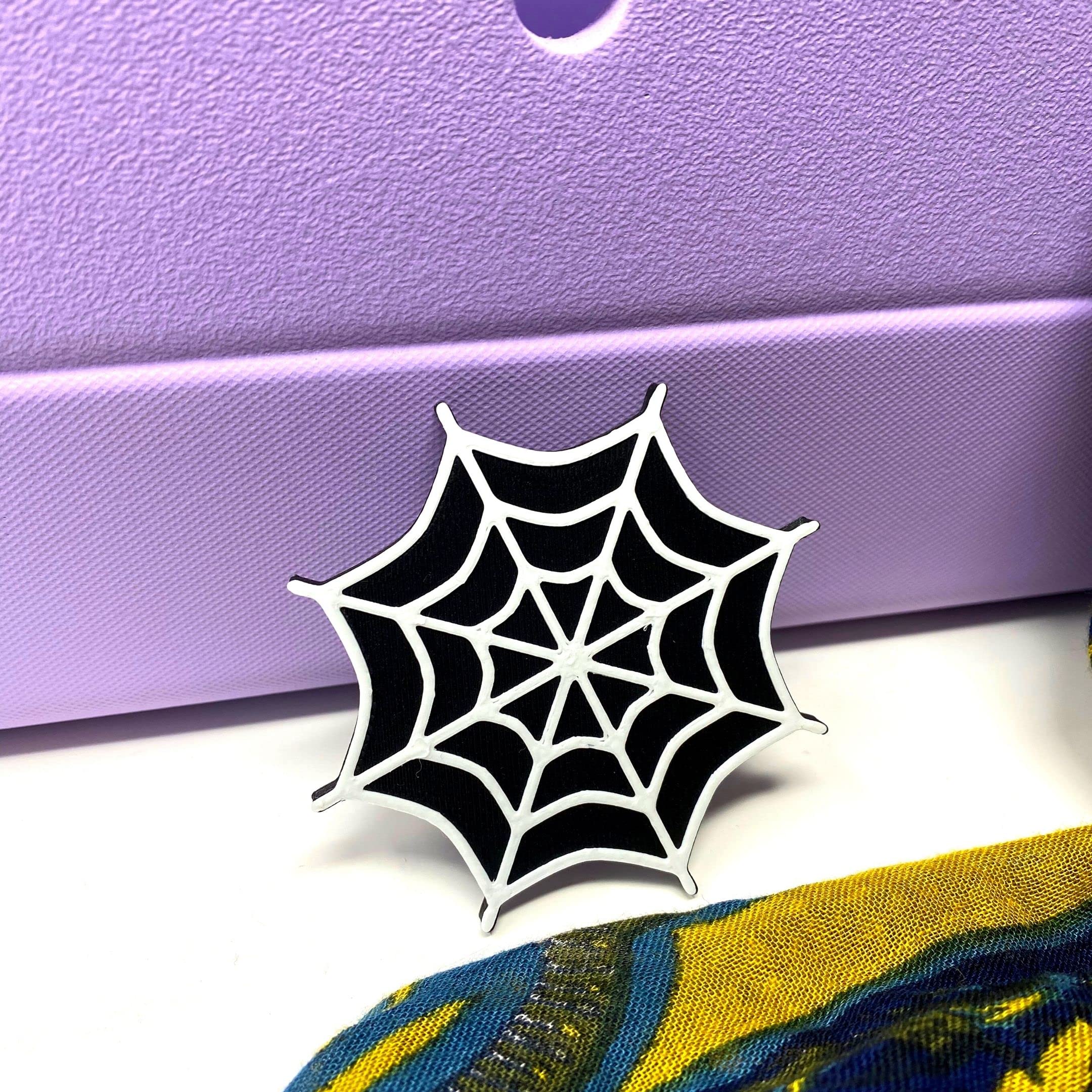 BOGLETS Halloween Spider Web Charm - Compatible with Bogg Bags, Simply Southern & Similar Tote Bags - Perfect for Halloween Decor, Costume Accessories & Bag Customization
