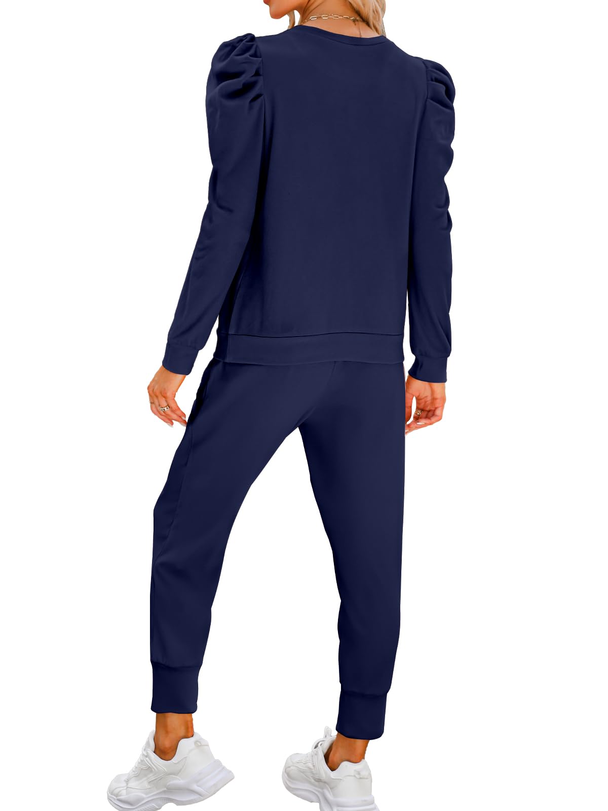 Onedreamer Women's 2-Piece Sweatsuit Set - Cozy Long Sleeve Crewneck Pullover & Jogger Pants Lounge Outfit | Perfect for Yoga, Running, Gym Workouts & Casual Wear