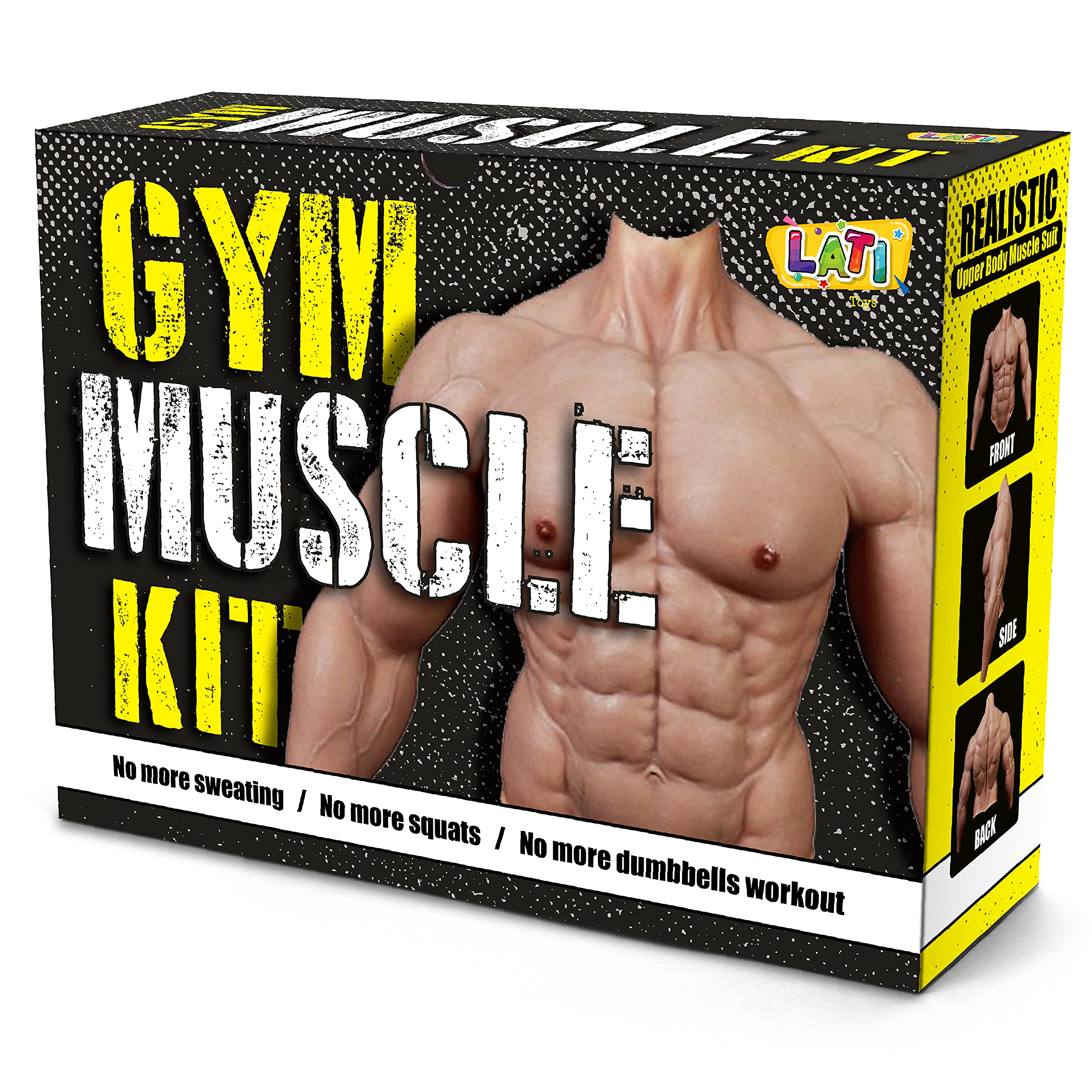 LATI TOYS Prank Pack Gym Kit - Hilarious Fake Gift Box for Pranks & Gag Gifts - Novelty Joke Present for Adults & Kids - Perfect for Birthdays, Parties & Surprises - No Contents Included