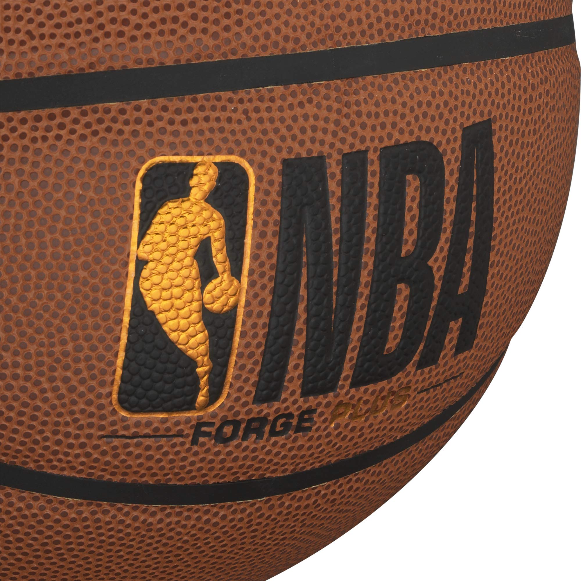 Wilson NBA Forge Series Basketball - Indoor/Outdoor Game Ball for Court & Street Play