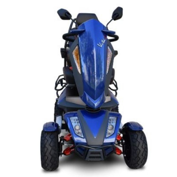 EV Rider Vita Monster 4 Wheel Mobility Scooter - Heartway S12X Electric Powerchair for Adults & Seniors | Indoor & Outdoor Use, Shopping, Travel, Park Rides