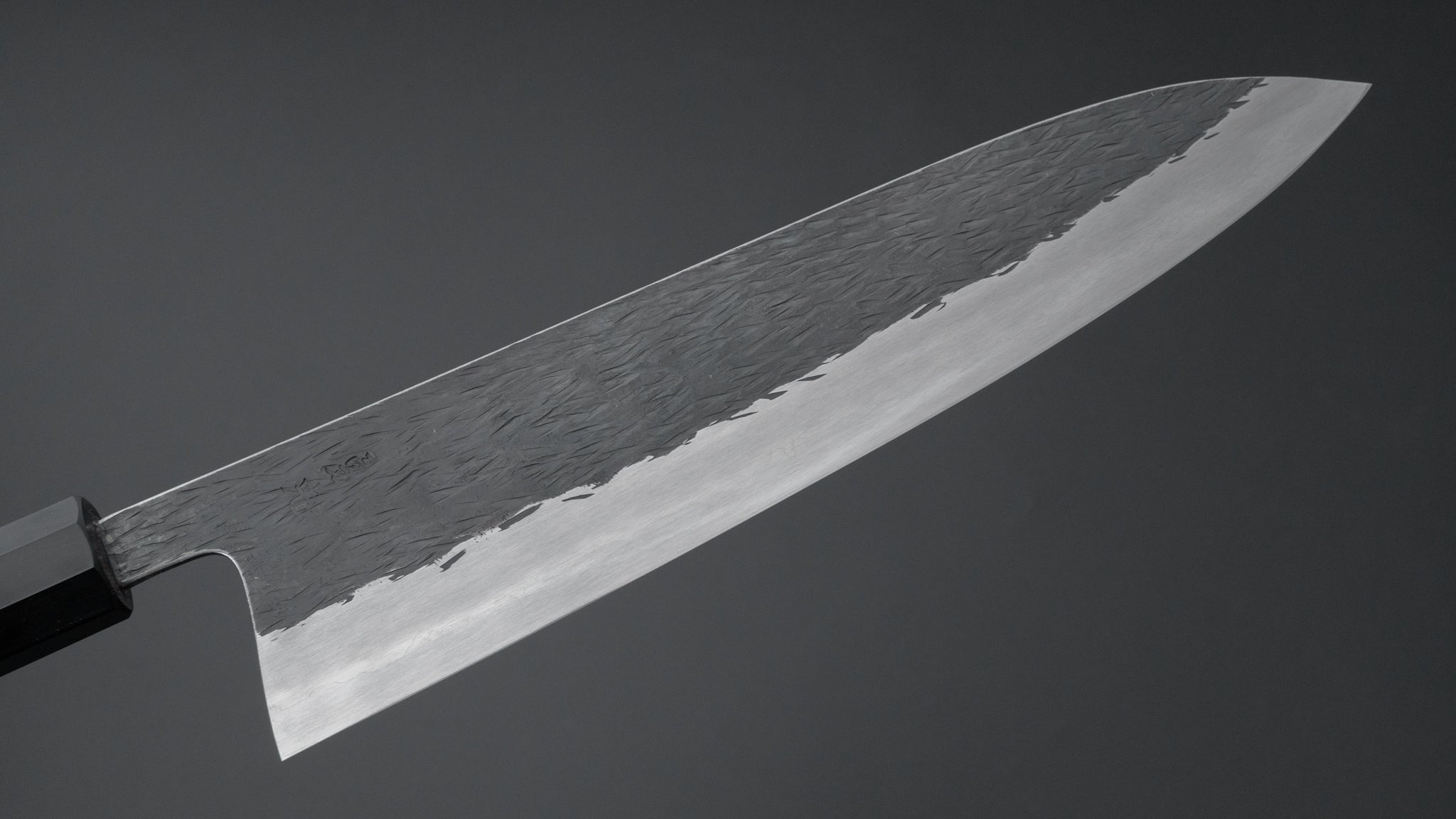 Premium Isamitsu White #1 Stainless Clad Kurouchi Gyuto 240mm Chef Knife with Taihei Tagayasan Handle - Perfect for Sushi, Meat Cutting & Professional Kitchen Use