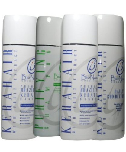 Brazilian Keratin Hair Treatment Kit - 16oz All-in-One Set for Smooth & Shiny Hair | Salon-Quality at Home | Perfect for Damaged, Frizzy & Curly Hair Types