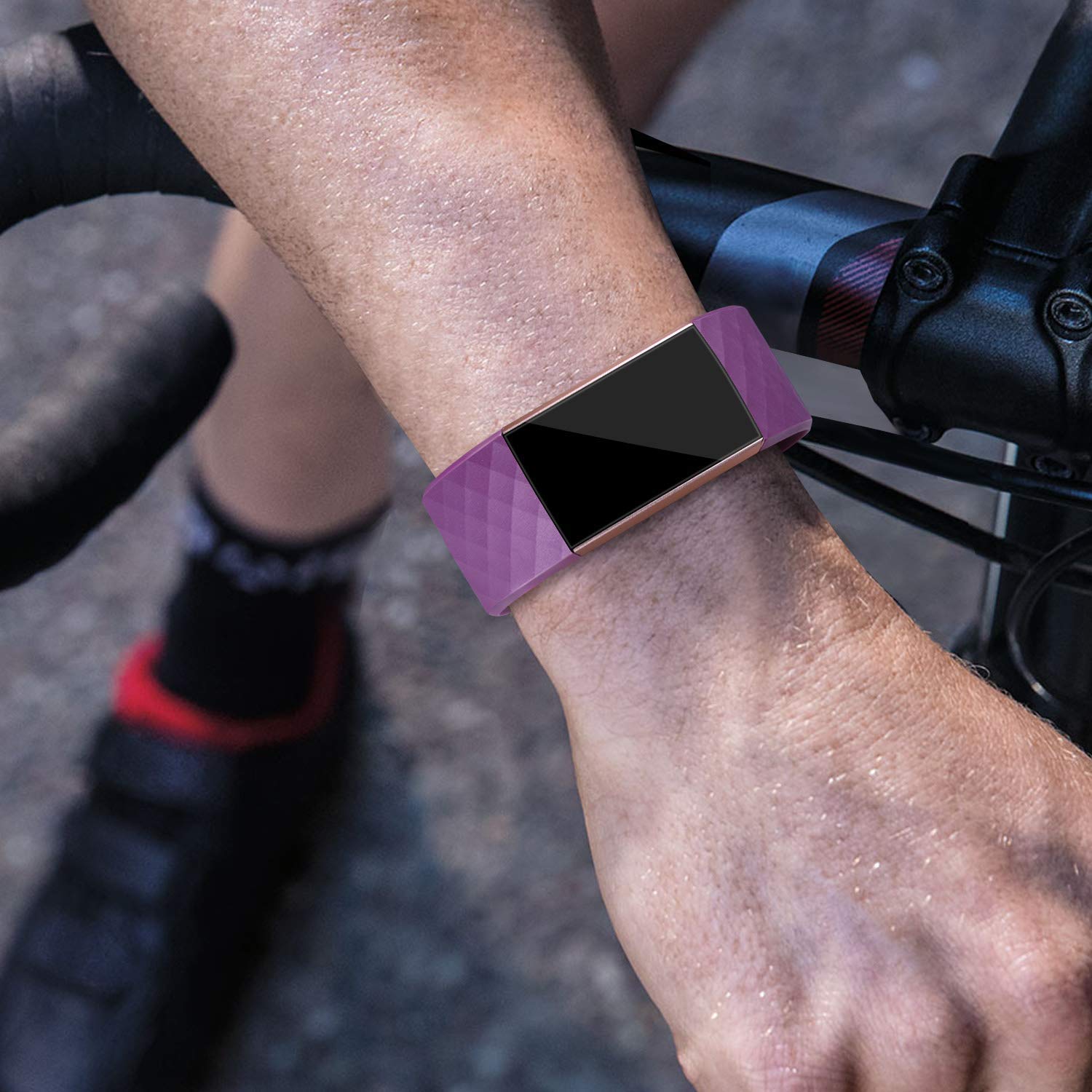 AK Bands Compatible with Fitbit Charge 4/3/3 SE - Soft Sports Replacement Bands for Women & Men - Perfect for Workouts, Running & Daily Wear