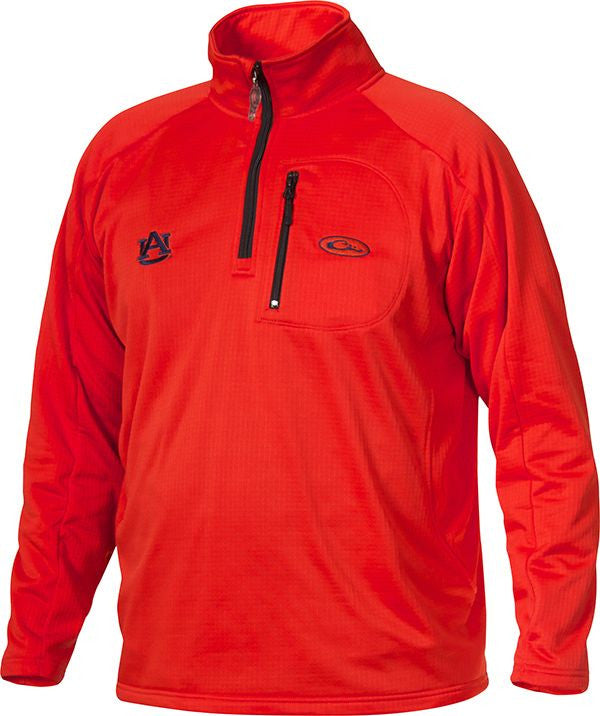 Auburn Breathelite 1/4 Zip Pullover - Lightweight Performance Running Jacket for Men & Women - Perfect for Outdoor Jogging, Hiking & Gym Workouts