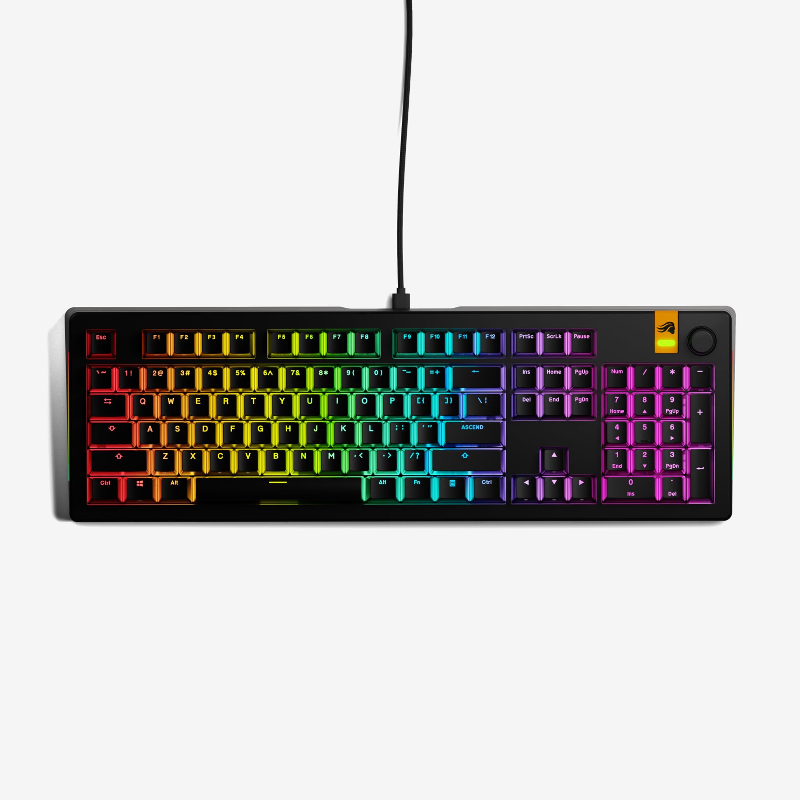 GMMK 3 HE Prebuilt Mechanical Gaming Keyboard - Hot-Swappable RGB Backlit Wired Keyboard for PC, Mac, PS5 - Perfect for Esports, Typing & Office Work