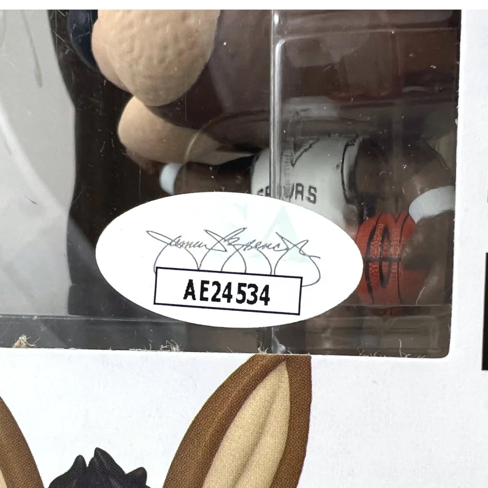 Jeremy Sochan Autographed San Antonio Spurs Coyote Funko Pop #06 with JSA COA - NBA Collectible for Fans & Memorabilia Display