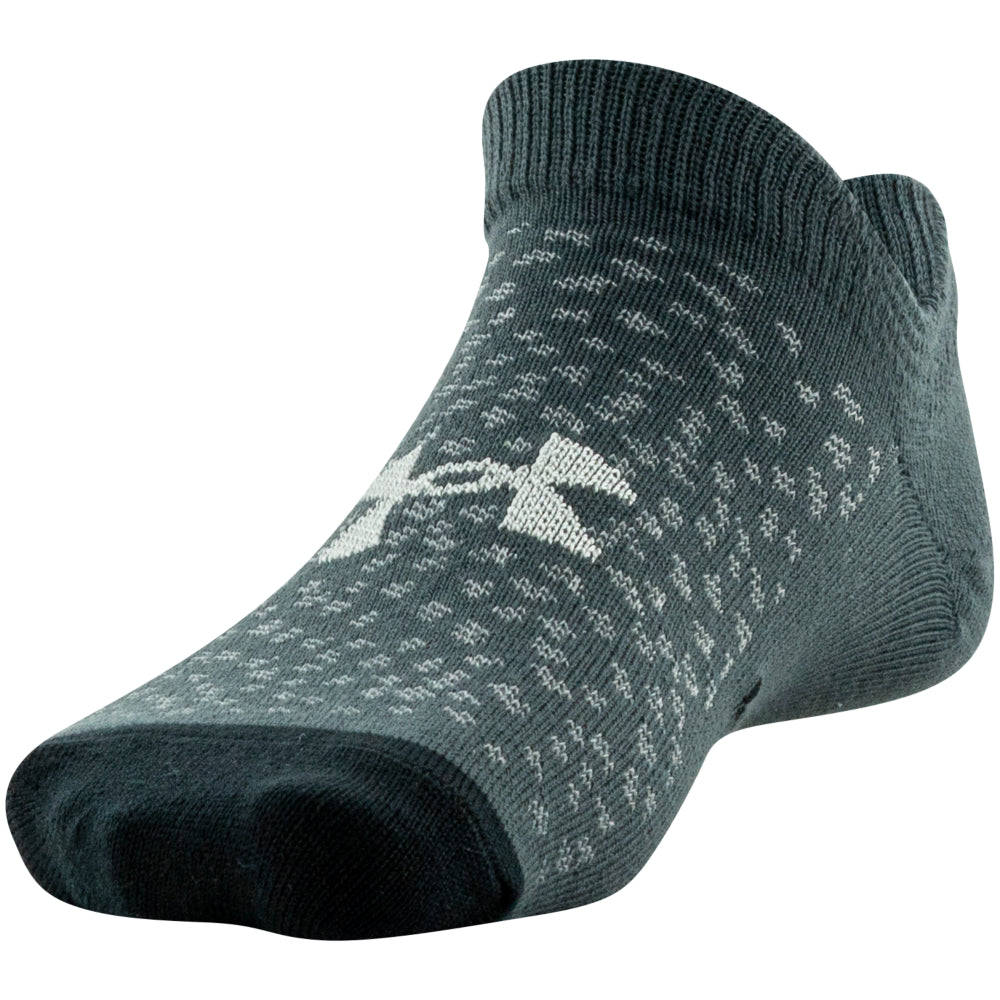 Under Armour Youth Essential No Show Socks 6-Pack for Girls - Breathable & Cushioned Athletic Socks for Running, School & Everyday Comfort