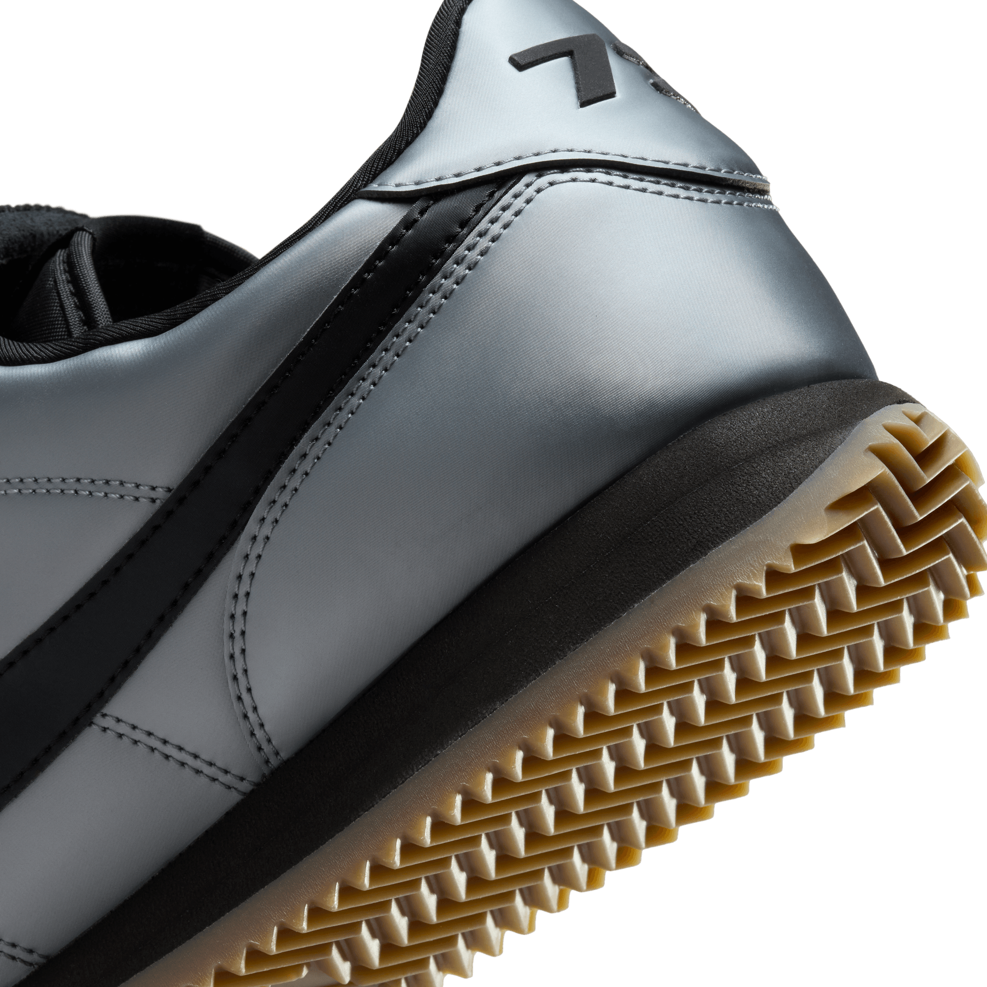 Nike Cortez Leather SE Metallic Cool Grey Sneakers - Classic Retro Running Shoes for Men & Women | Perfect for Casual Wear, Gym, and Street Style