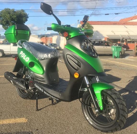 Amigo Polo 150cc Gas Scooter - Fully Assembled Moped for Adults - Perfect for Commuting, Campus Travel & Urban Transportation
