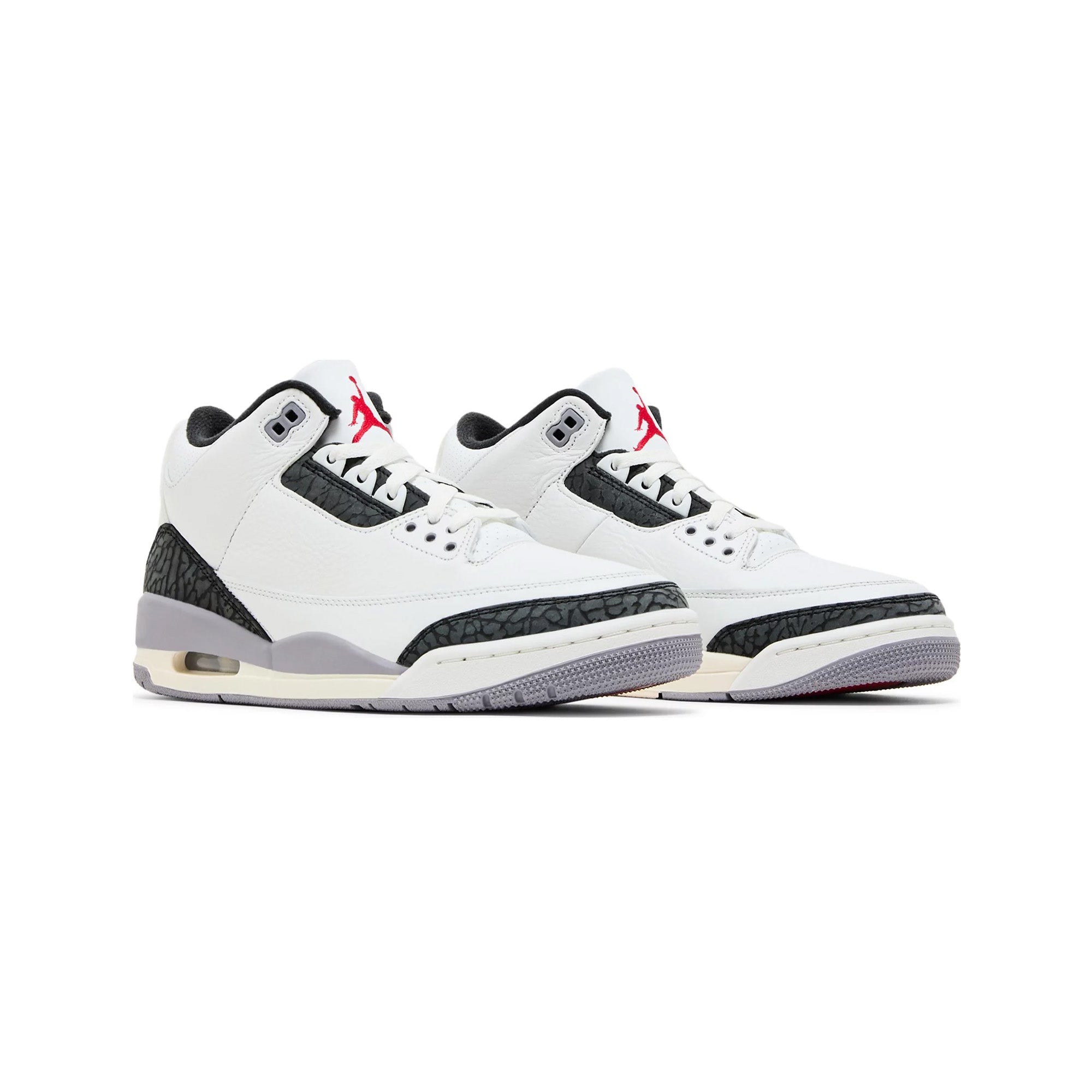 Air Jordan 3 Retro 'Cement Grey' Sneakers (2024) - Men's Basketball Shoes for Court Performance & Streetwear Fashion