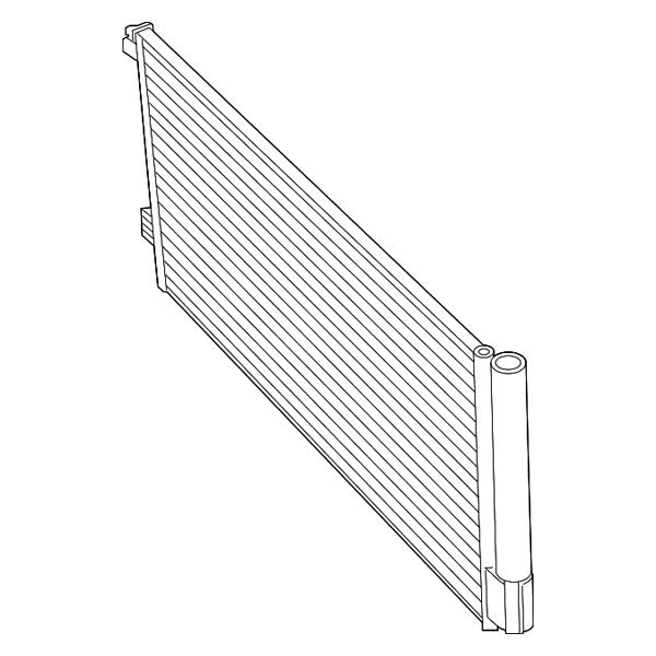 MOPAR 68247204AA AC Air Conditioning Condenser - Replacement Part for Chrysler Dodge Jeep Vehicles - Perfect for Cooling System Repair & Maintenance