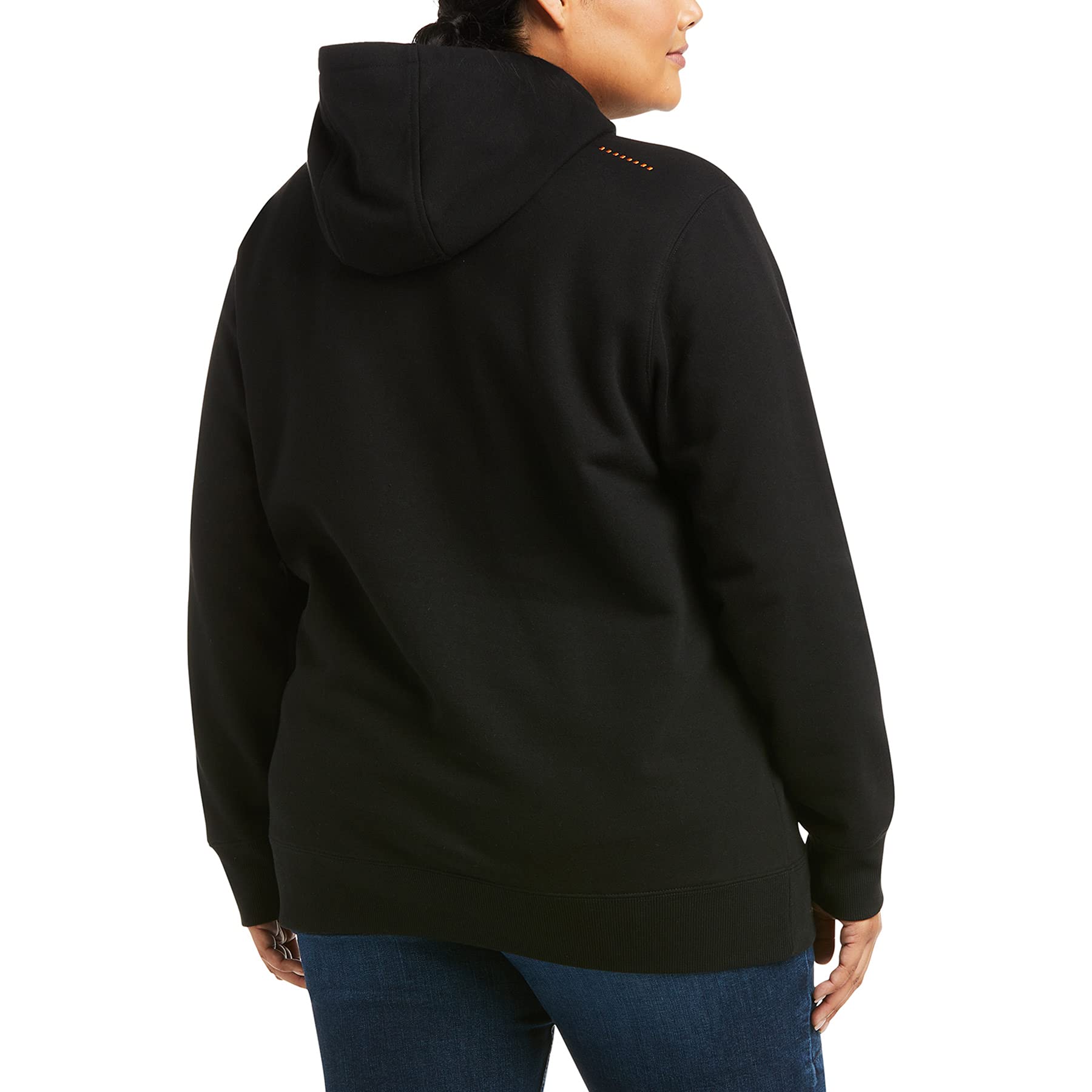 ARIAT Women's Rebar Graphic Hoodie - Soft Fleece Pullover with Stylish Print - Perfect for Casual Wear, Outdoor Activities & Workouts