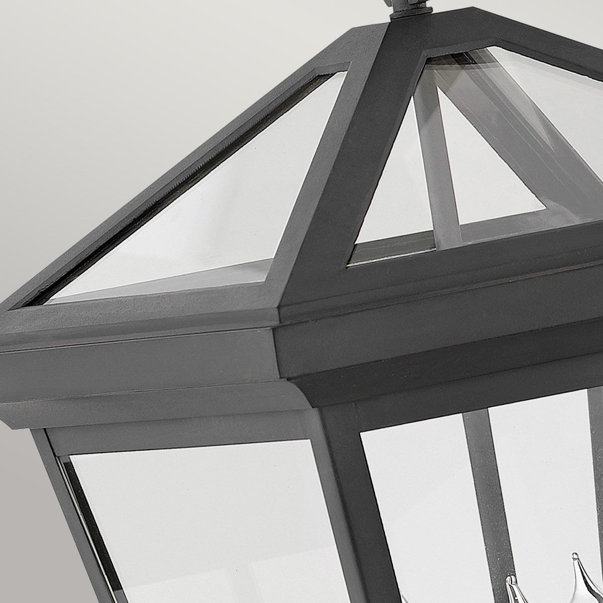 Alford Place 2/3Lt Small/Medium/Large Outdoor Wall Lantern in Museum Black with E14 Socket and IP44 Rating - Perfect for Porch, Garden, and Patio Lighting