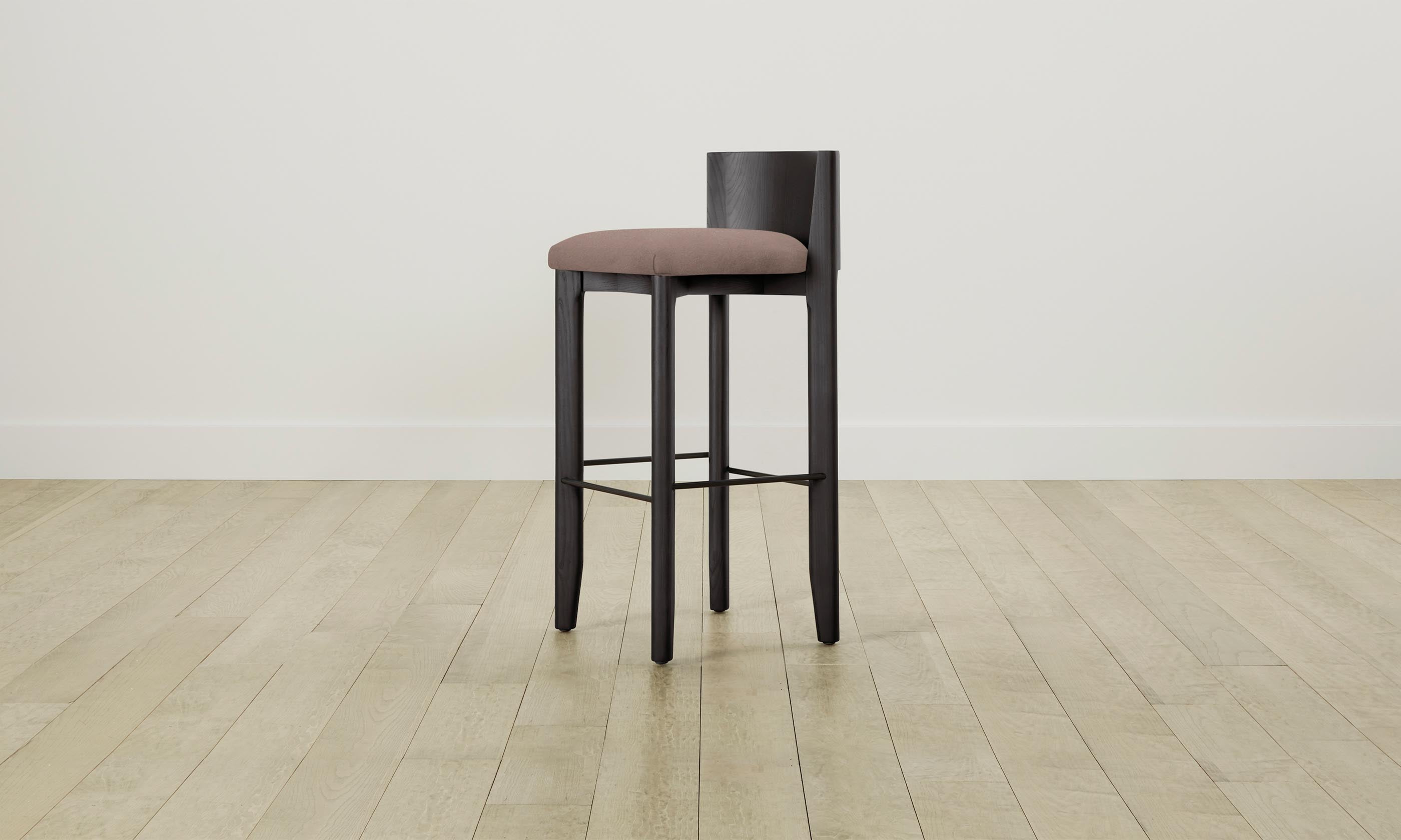 Premium Mohair Peony Bar & Counter Stool - The Delancey Collection - Elegant Kitchen Island & Home Bar Seating for Modern Interiors