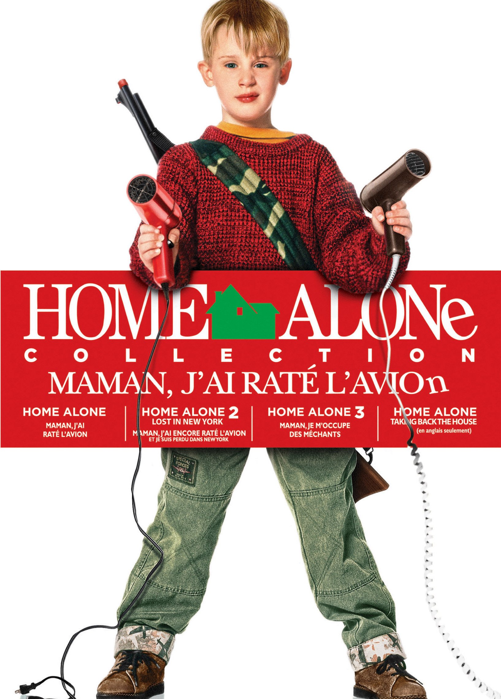 Home Alone Complete Movie Collection (Home Alone 1, 2, 3 & Taking Back the House) - Family Christmas Comedy Films for Holiday Movie Nights & Family Gatherings