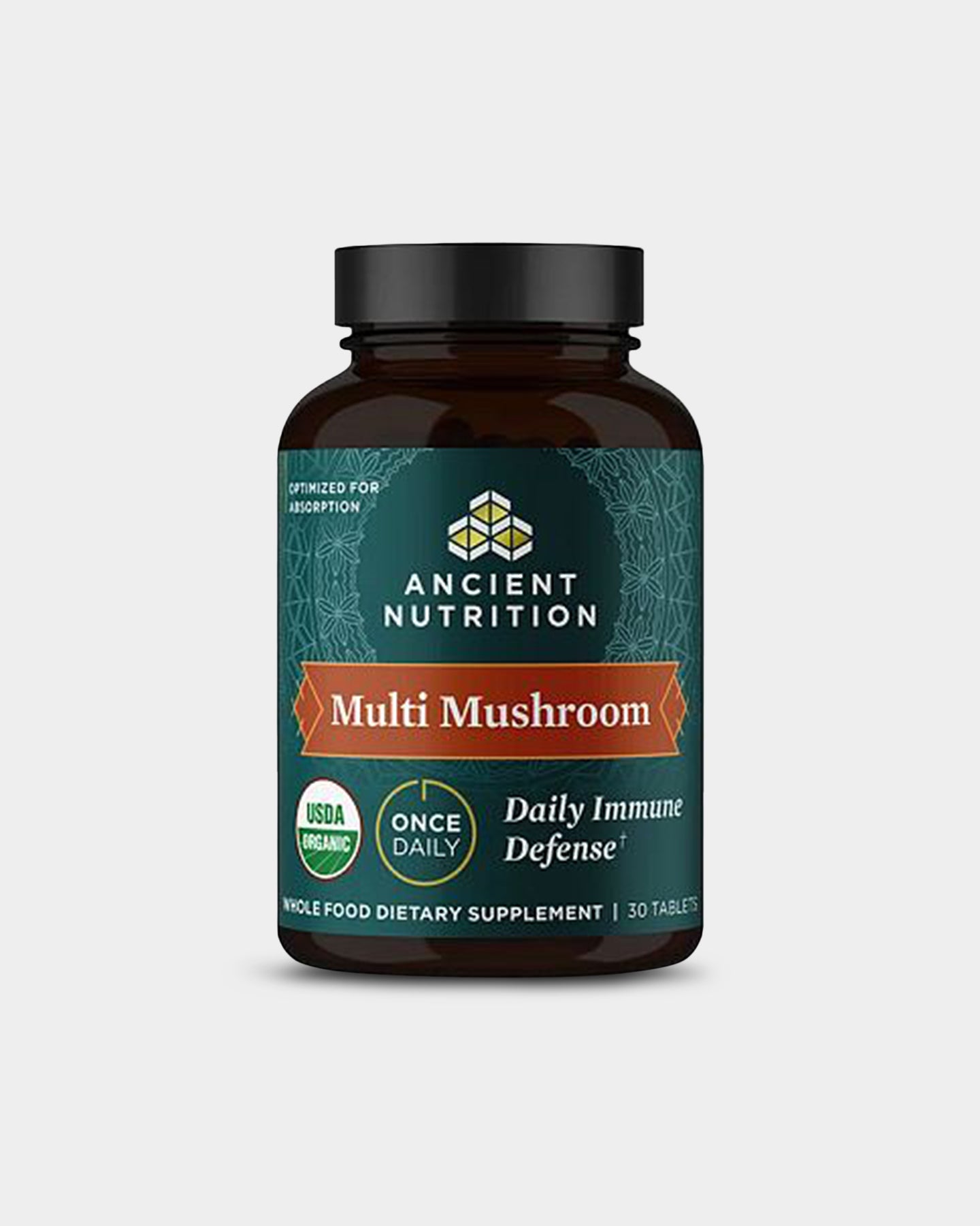 Ancient Nutrition Organic Multi Mushroom Supplement - Immune Support & Energy Boost with Reishi, Chaga, Cordyceps - Perfect for Daily Wellness & Stress Relief