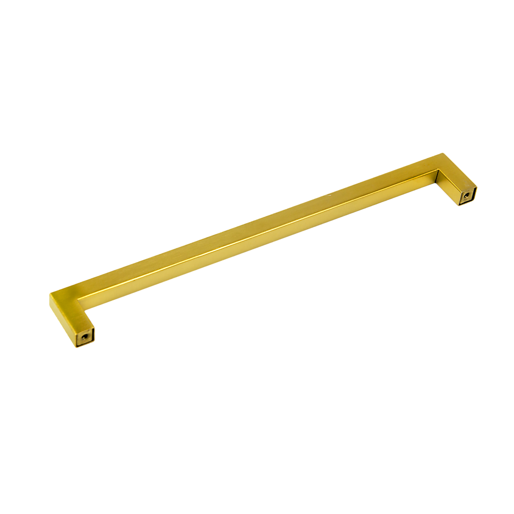 15 Pack Brushed Brass Drawer Pulls - Gold Finish Kitchen Cabinet Handles (256mm) - Modern Hardware for Cabinets, Dressers & Furniture Upgrade