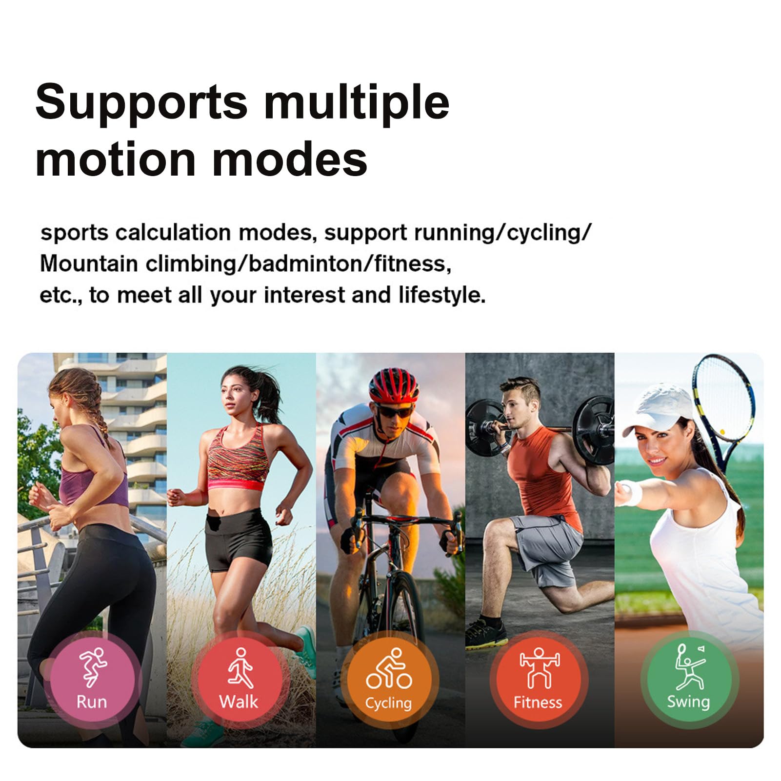 Fitness Tracker with Magnetic Charging - Waterproof Activity Tracker for Running, Swimming & Workouts - Heart Rate Monitor & Step Counter (Black) | Perfect for Gym, Outdoor Sports & Daily Health Tracking