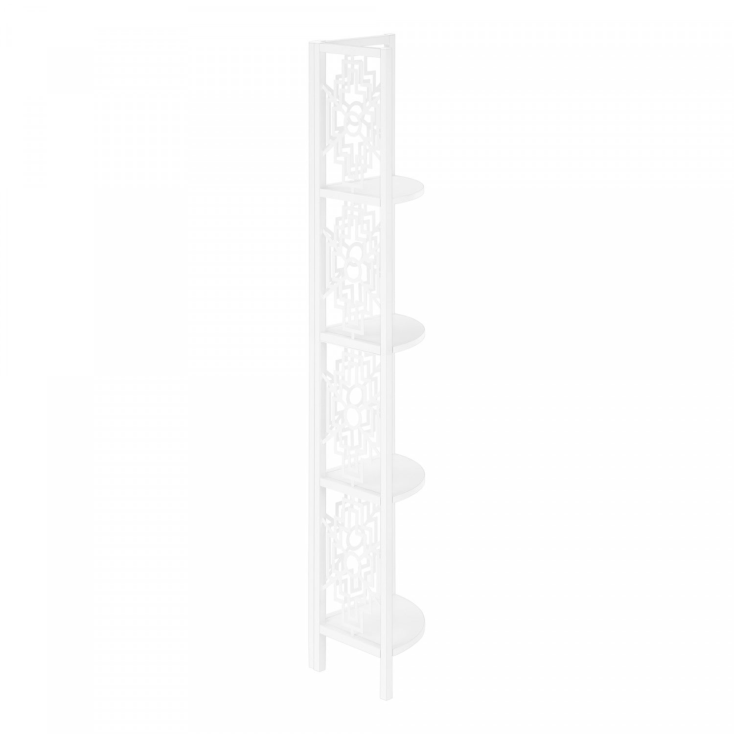 Modern White Tindra Bookcase - Sturdy Wooden Bookshelf for Home, Office & Library - Perfect for Organizing Books, Decor & Storage