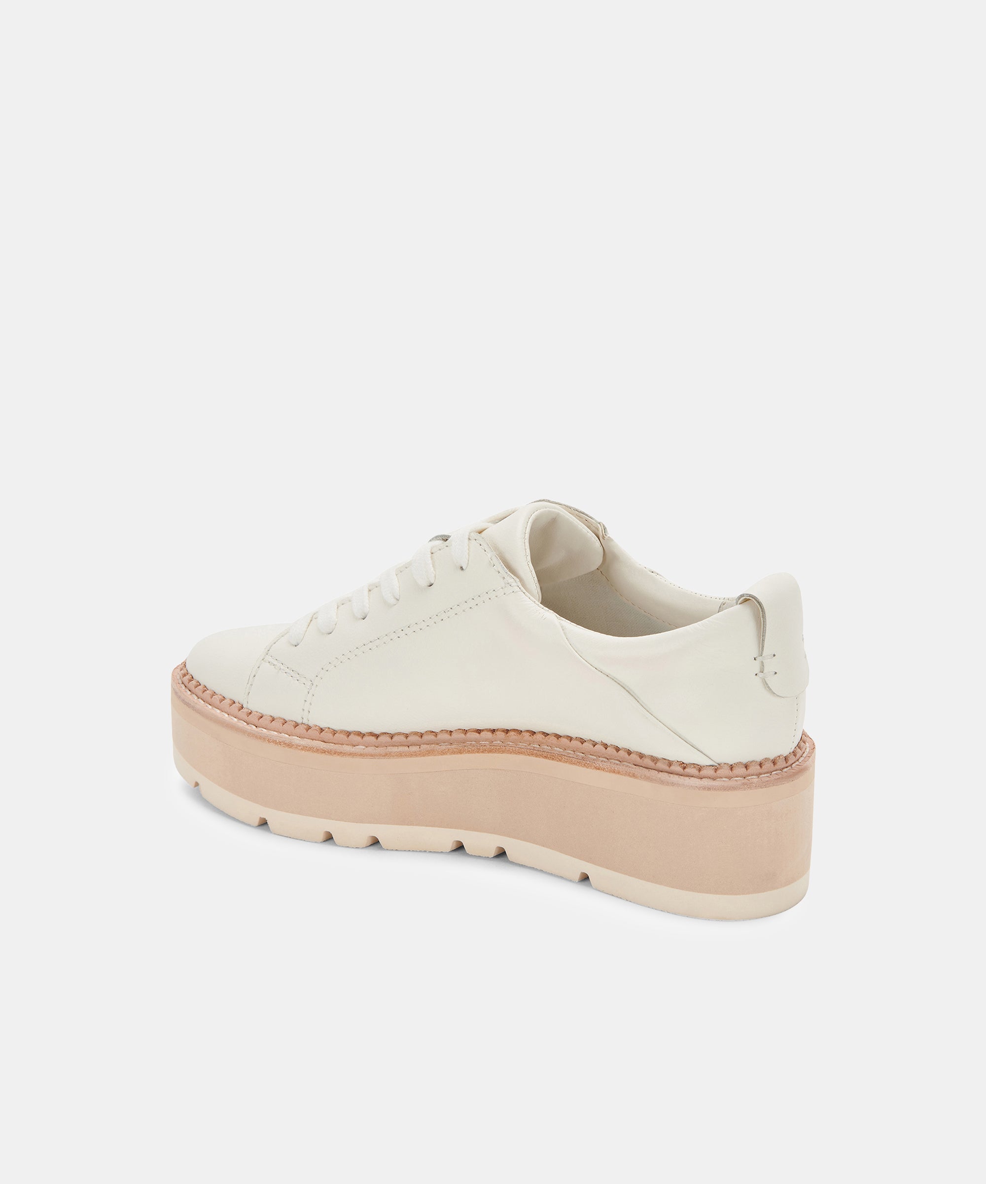TOYAH White Leather Sneakers for Women | Comfortable Walking Shoes | Casual Fashion Sneakers for Running, Gym, and Everyday Wear
