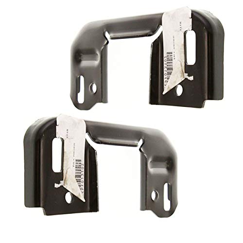 09-14 Ford F150 Pickup Truck Front Bumper Retainer Brace Frame Rail Bracket Set (Pair) - Heavy Duty Replacement Parts for Off-Road & Towing Protection