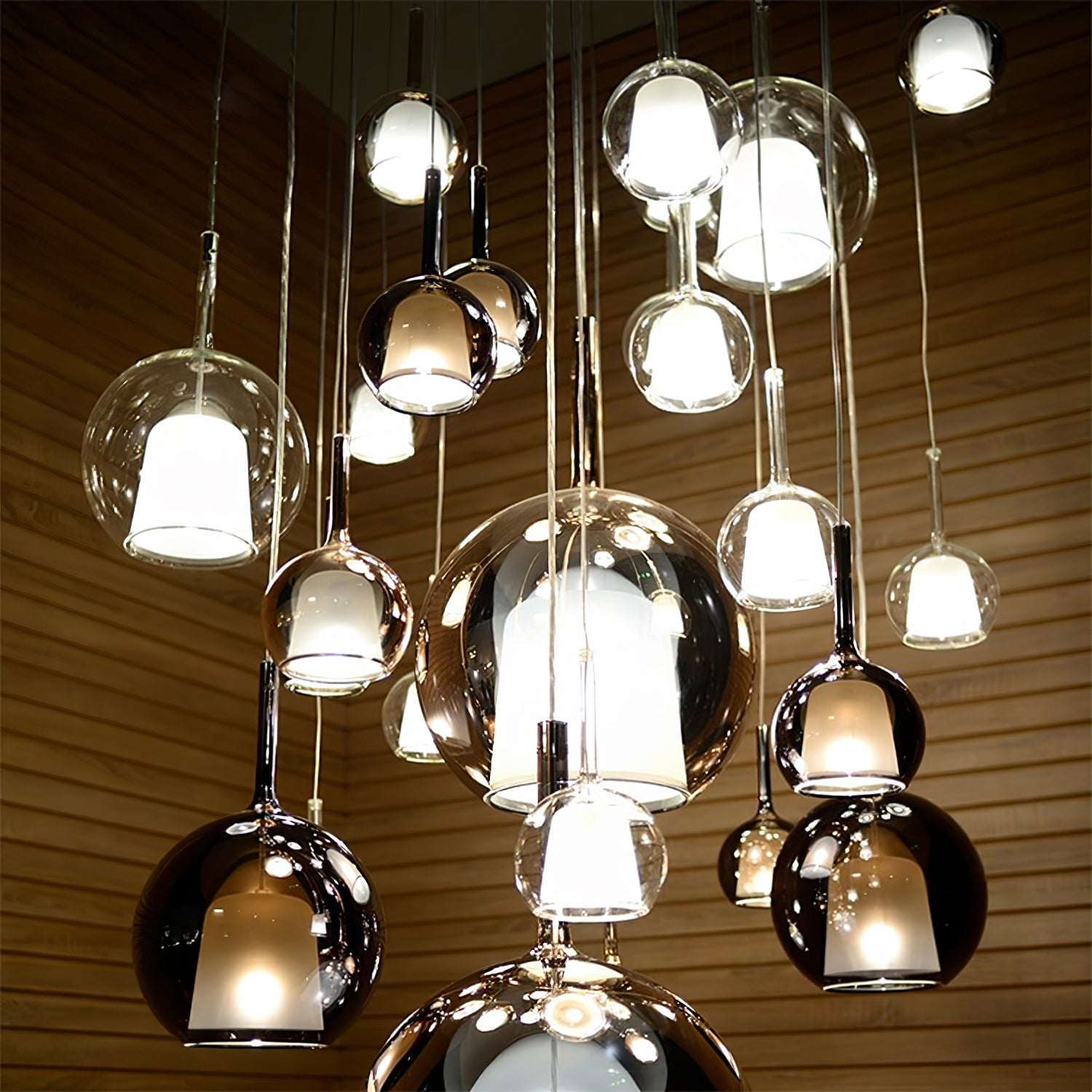 Modern Glo Pendant Light - Elegant Hanging Fixture for Kitchen Island, Dining Room & Bedroom - Dimmable LED Chandelier for Home Decor
