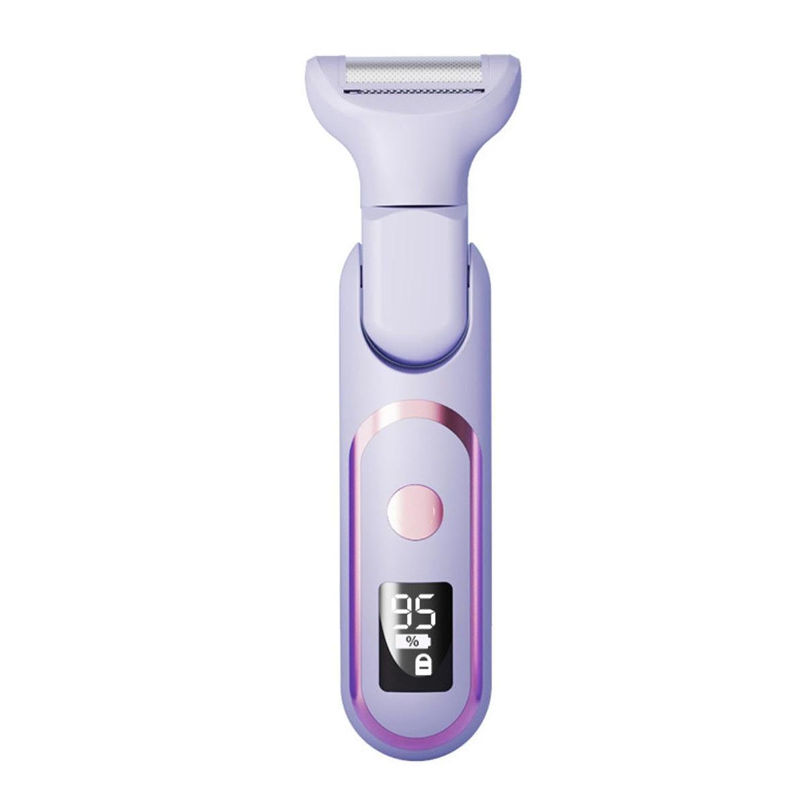 Best Women's Electric Shaver & Bikini Trimmer - Cordless USB Rechargeable Body Hair Groomer for Legs, Arms & Bikini Area - Smooth Skin Beauty Tool (Pink) | Perfect for Travel, Gym & Home Use