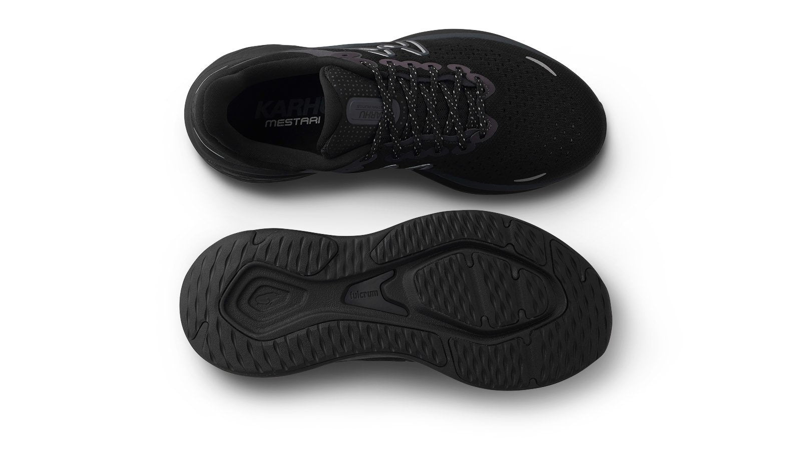 Women's Mestari Run 1.5 Hivo Running Shoes - Black/Black | Lightweight & Comfortable for Jogging, Gym Workouts & Daily Wear