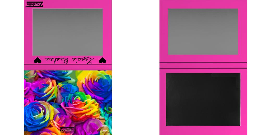 Custom Extra Large Z Palette - Magnetic Makeup Palette for Eyeshadows & Blush - Perfect for Makeup Artists & Travel Organizers