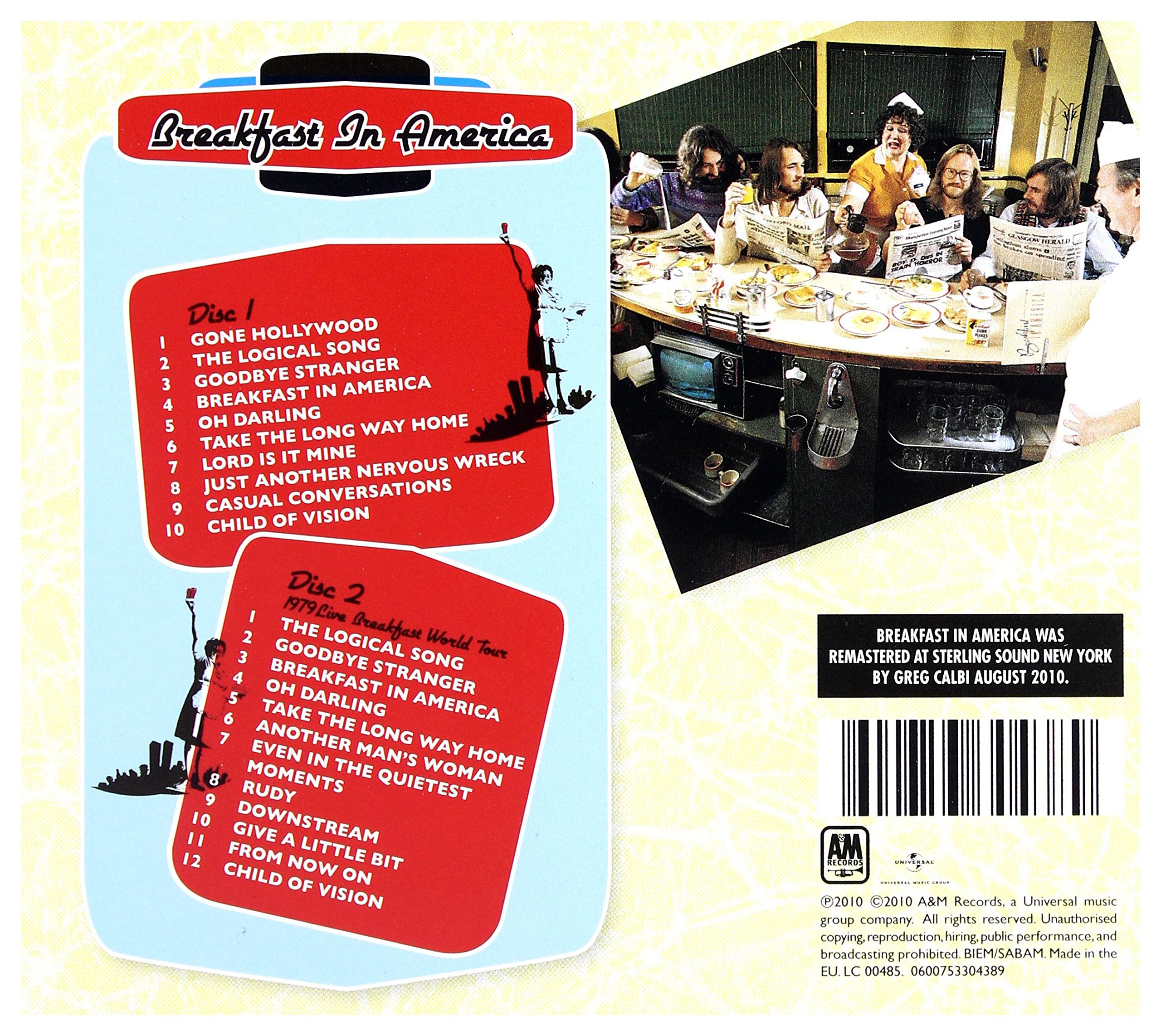 Breakfast In America - Classic Rock Album by Supertramp | Perfect for Road Trips & Morning Playlists
