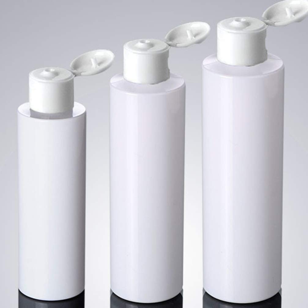 Beaupretty 5-Pack Plastic Squeeze Bottles - 200ml Travel-Sized Refillable Cosmetic Containers for Shampoo, Lotion & Toiletries | Leak-Proof Portable Bottles for Gym, Vacation & Daily Use
