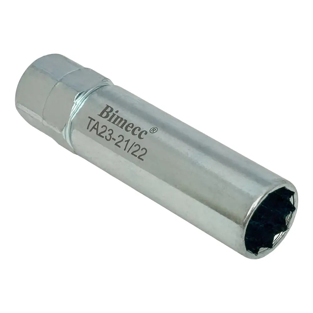 Bimecc 10 Spline Lug Nut Key - 21mm & 22mm Hex Drive (Part# 79243) - Perfect for Wheel Lock Removal & Automotive Maintenance
