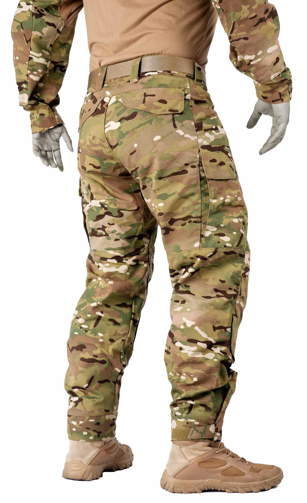 OCANXUE Men's Tactical Cargo Pants - Waterproof Camo Combat Pants for Hiking, Hunting, Paintball & Airsoft - Durable Outdoor Work Pants with Multiple Pockets - Perfect for Military, Tactical Training & Outdoor Adventures