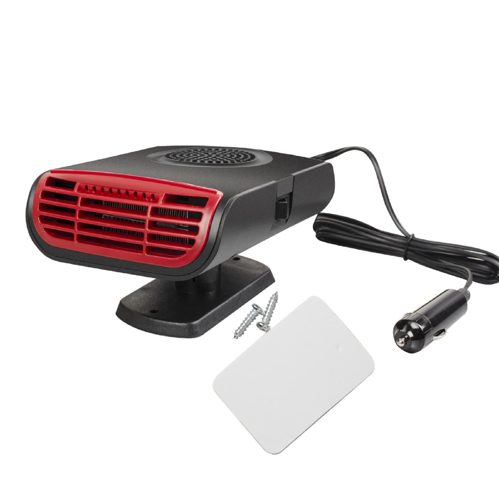 Lolicute 3-in-1 Portable Car Fan Heater - 12V 150W Electric Heater, Cooler & Air Purifier with Windshield Defroster for Winter Driving & Camping