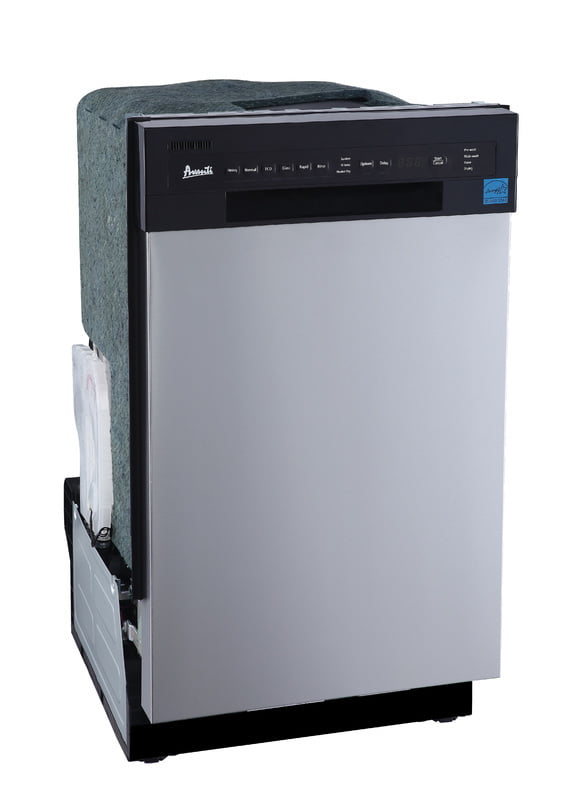 Avanti DW1833D3SE 24-Inch Built-In Dishwasher - Stainless Steel Finish | Energy Star Certified | Quiet Operation | Perfect for Small Kitchens & Apartments
