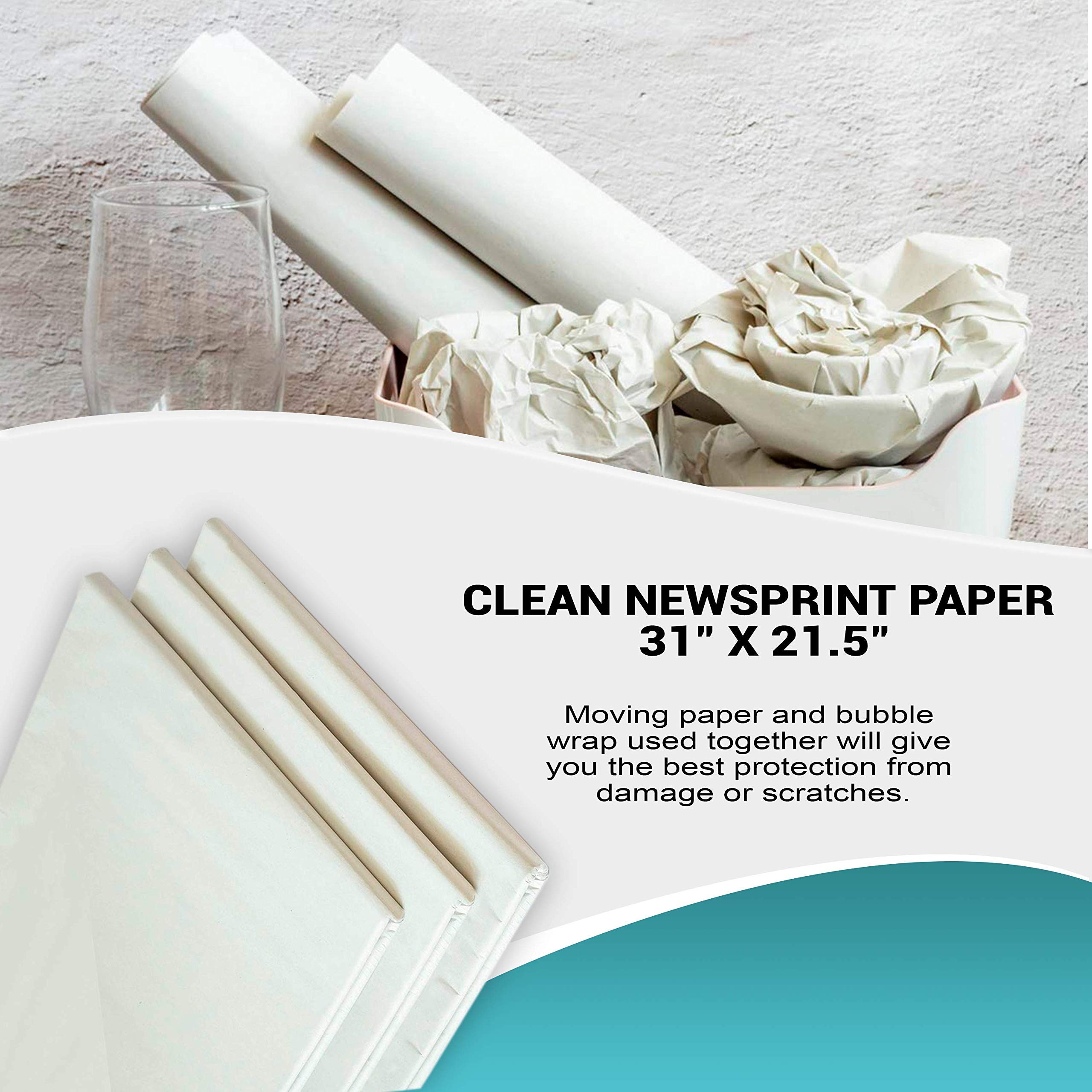 APQ White Newsprint Packing Paper - 31